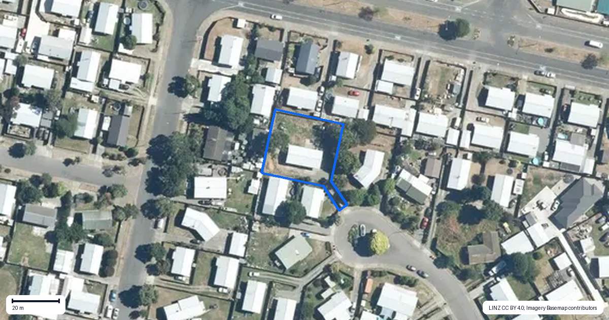 Property context map for 12 Ramsey Place, Flaxmere, Hastings