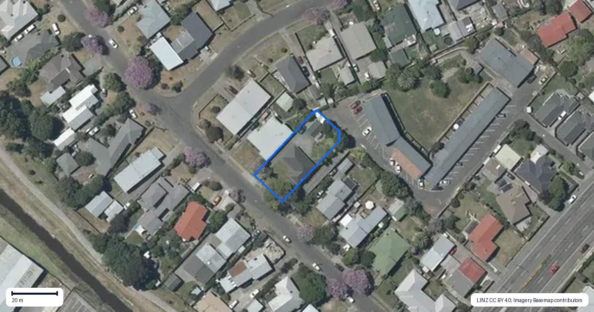 Property context map for 13 Veronica Avenue, Marewa, Napier