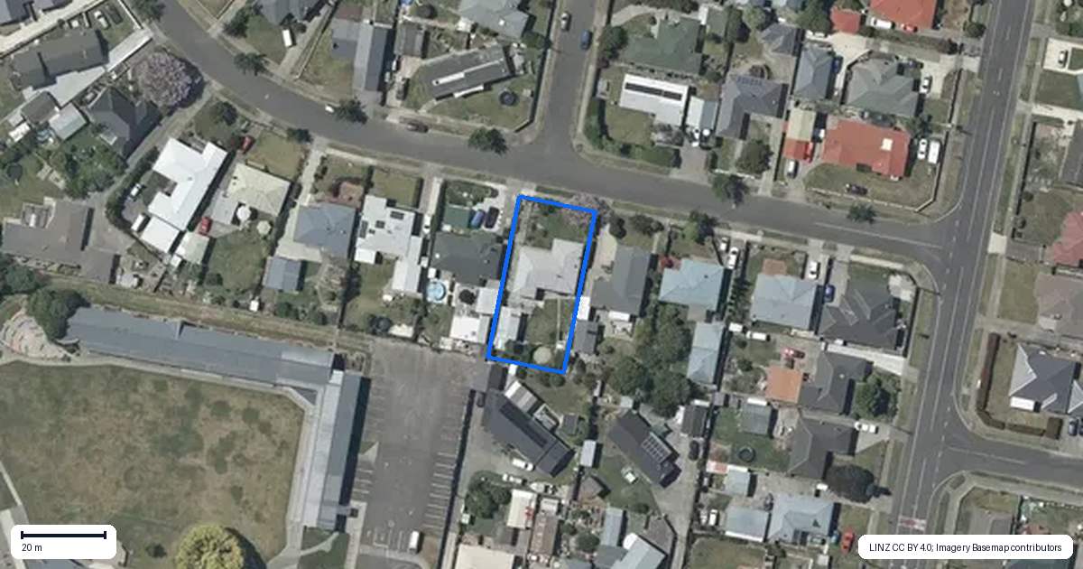 Property context map for 99 Coverdale Street, Onekawa, Napier