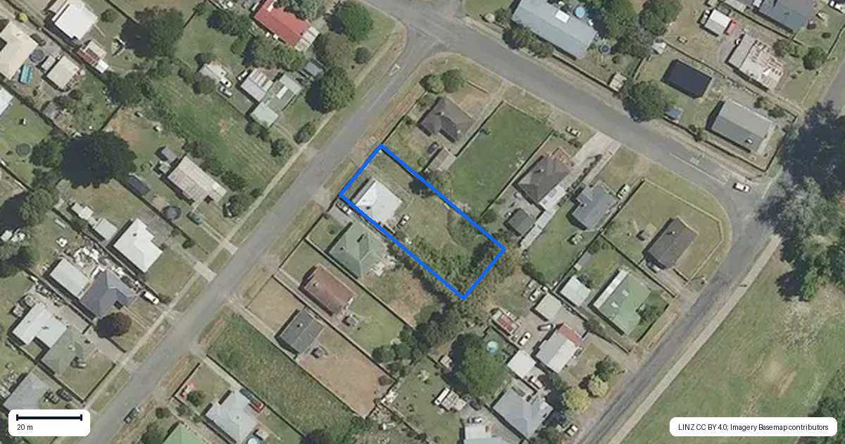 Property context map for 125 Apatu Street, Wairoa