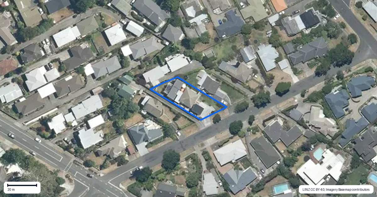 Property context map for 29 Campbell Street, Havelock North