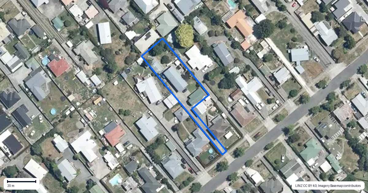 Property context map for 711A Lumsden Road, Akina, Hastings