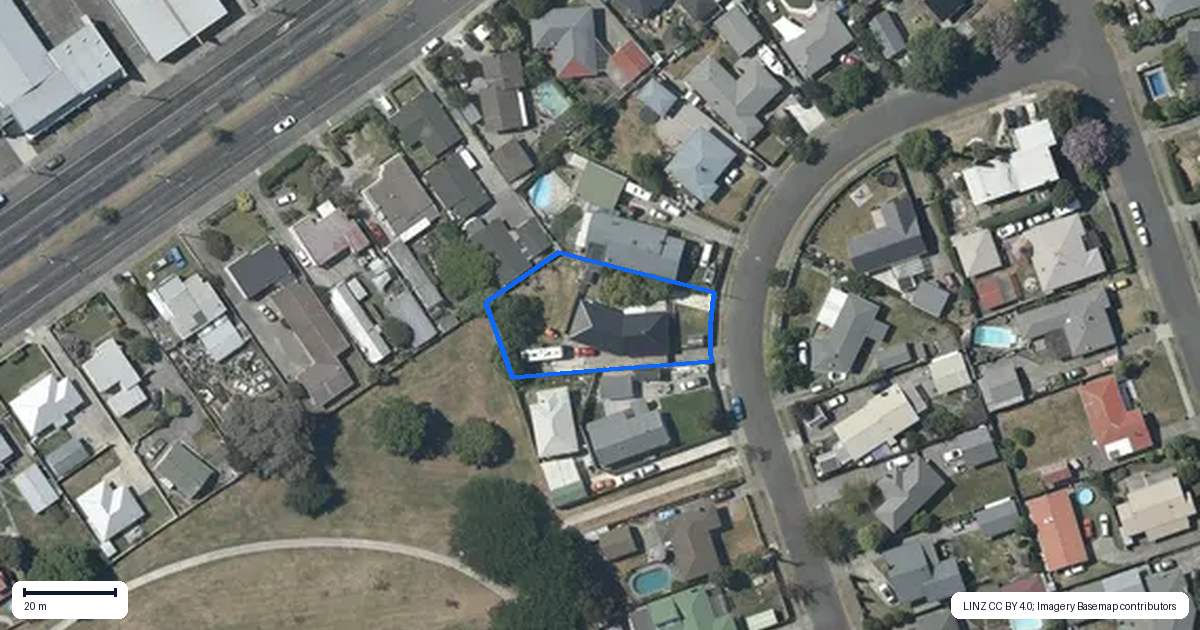 Property context map for 12 Balliol Avenue, Pirimai, Napier
