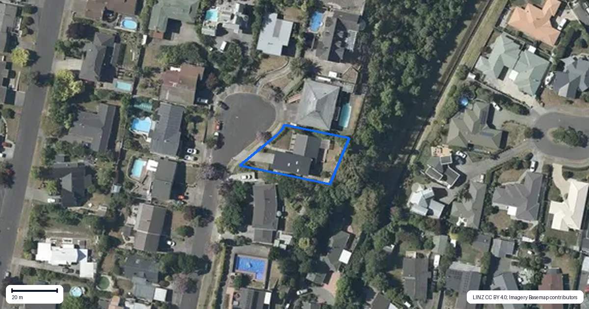 Property context map for 8 Ewan Place, Taradale, Napier