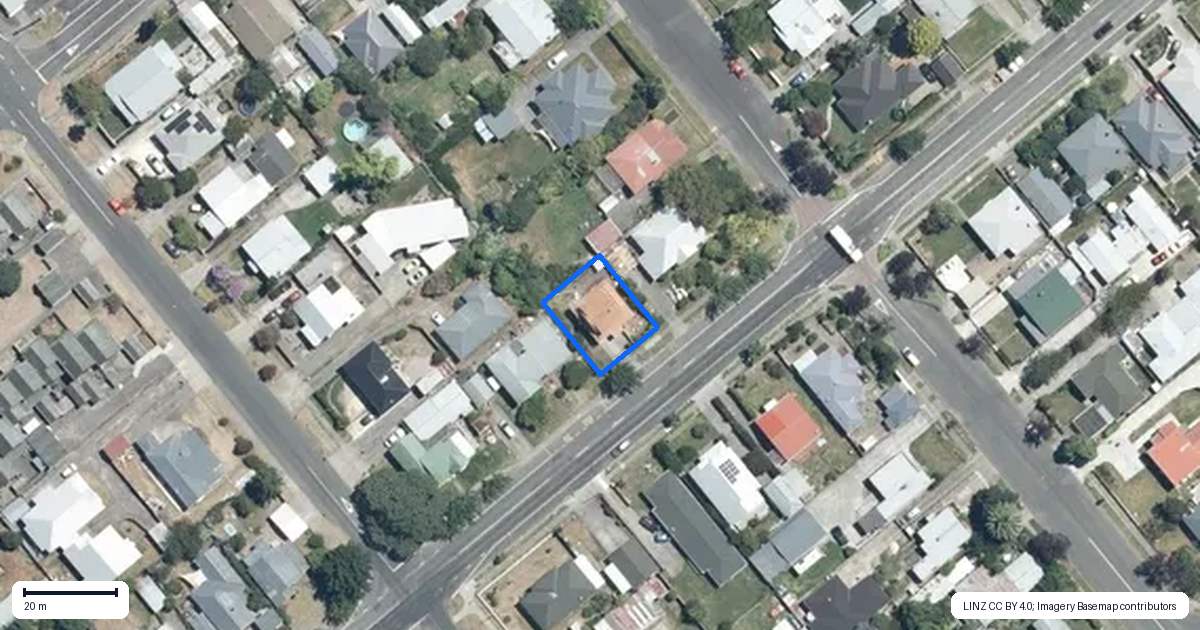 Property context map for 706 Willowpark Road North, Hastings