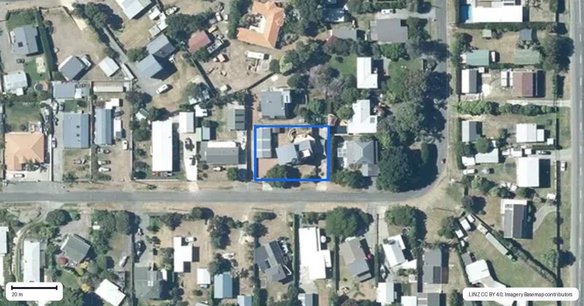 Property context map for 68 Gillies Crescent, Waimarama