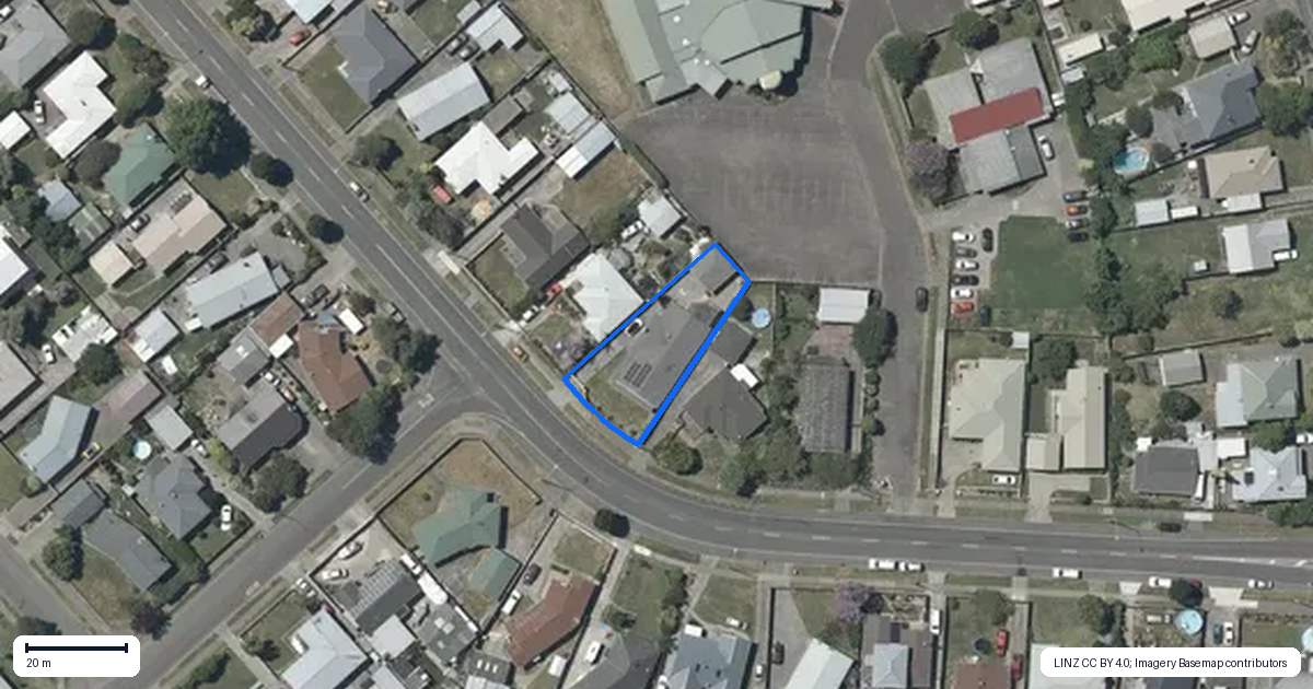 Property context map for 86 Wycliffe Street, Onekawa, Napier