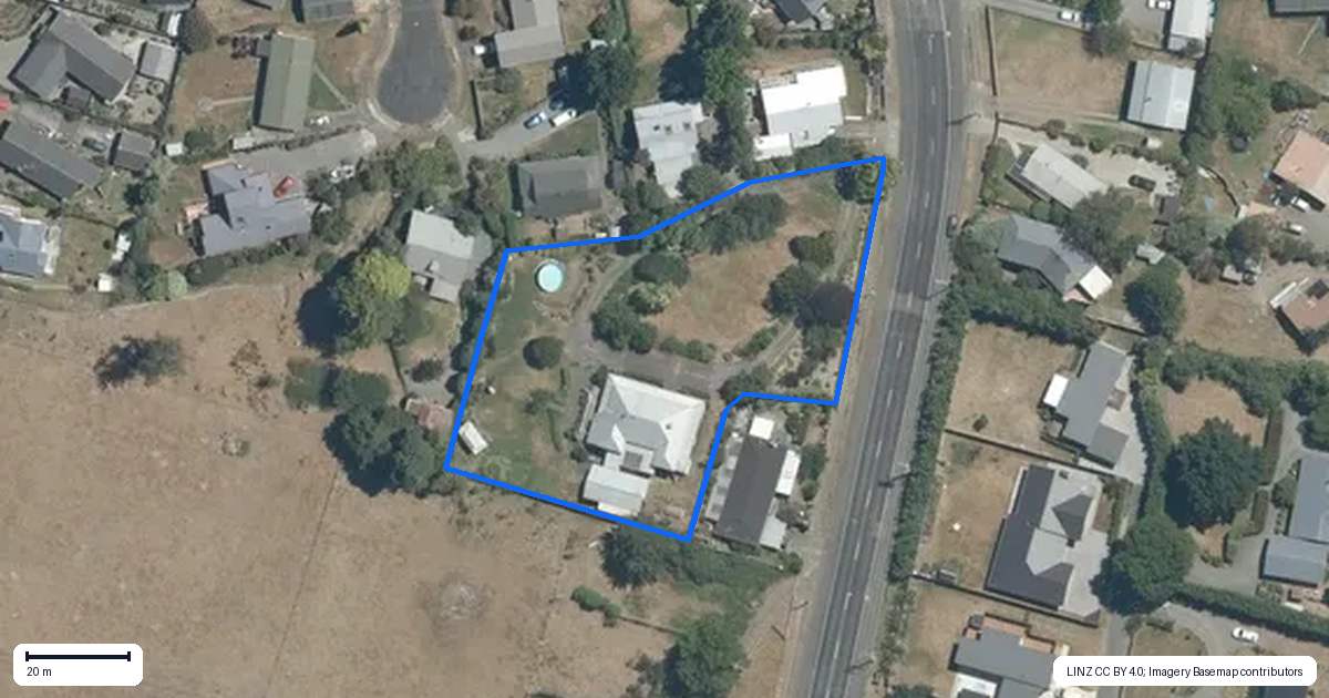 Property context map for 58 Tavistock Road, Waipukurau