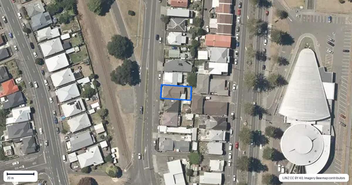 Property context map for 540 Hastings Street, Napier South, Napier