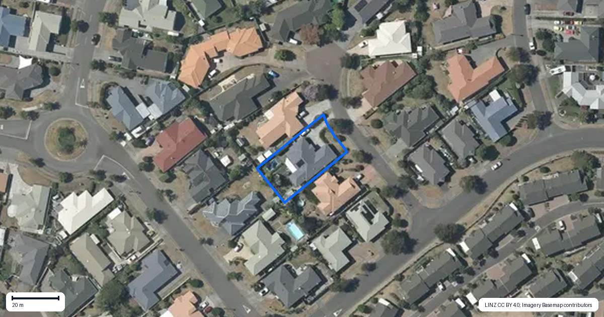 Property context map for 5 Cheval Place, Taradale, Napier