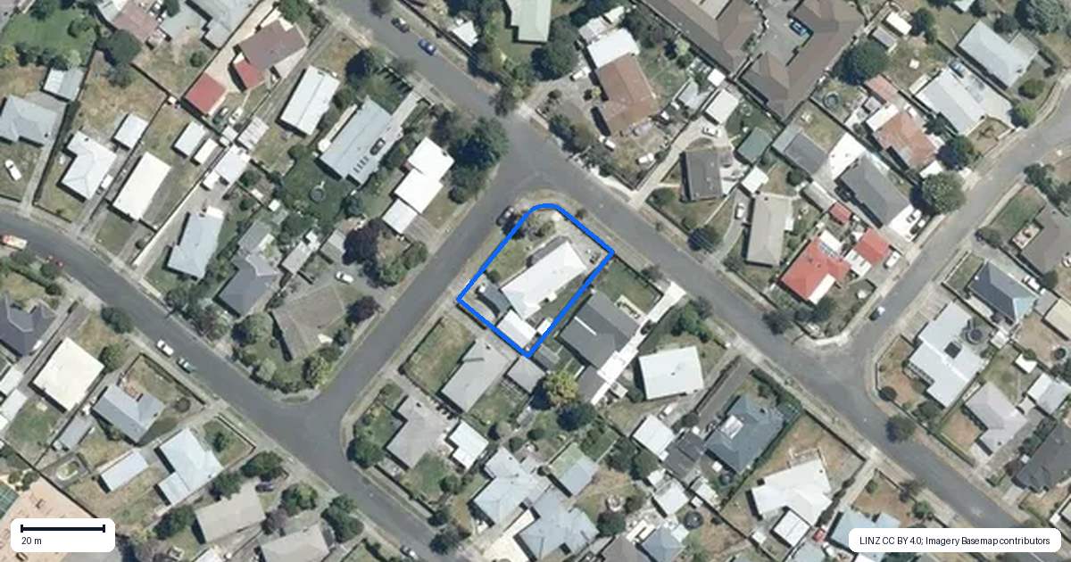 Property context map for 1 Crichton Place, Havelock North
