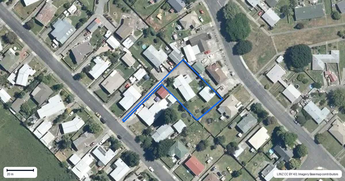 Property context map for 813 Huia Street, Camberley, Hastings
