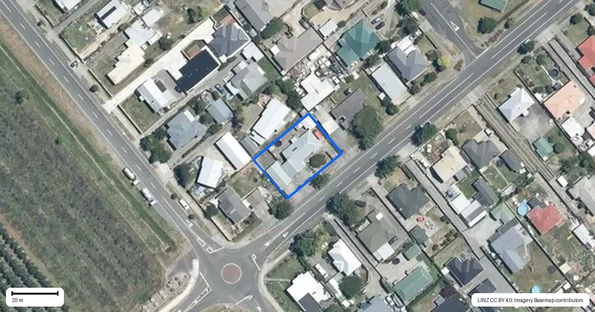 Property context map for 805 Park Road South, Akina, Hastings