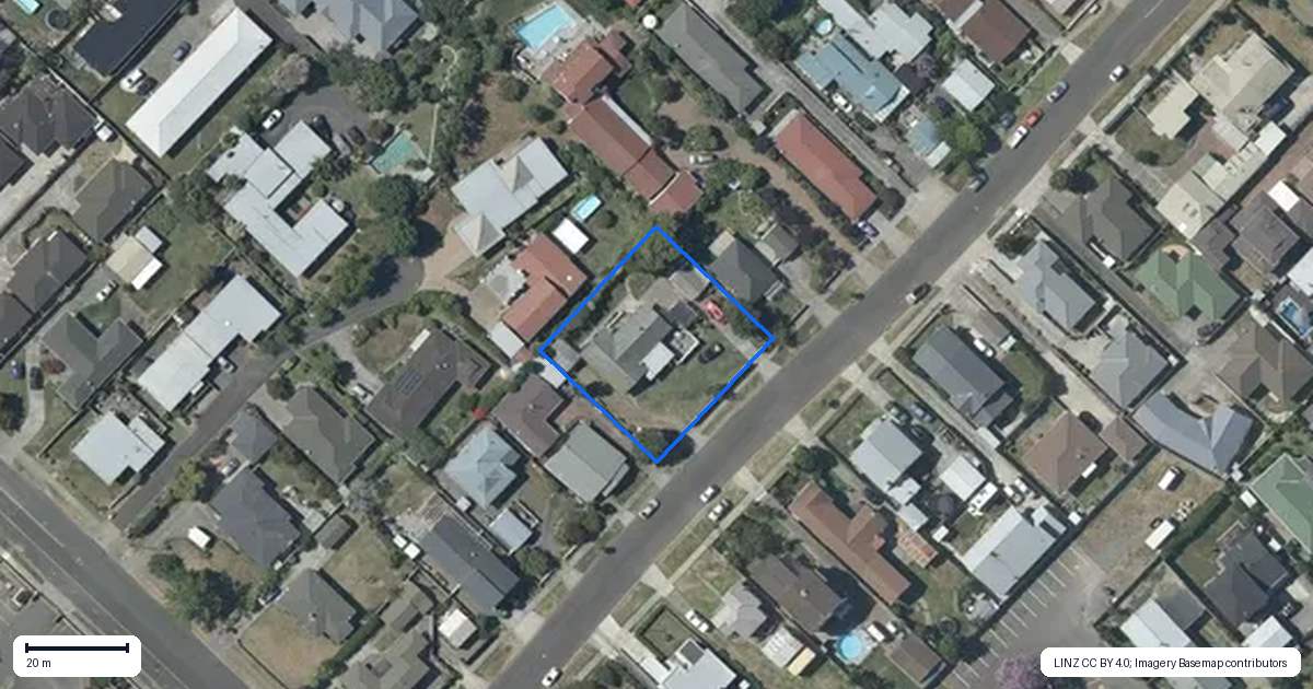Property context map for 11 Forward Street, Greenmeadows, Napier