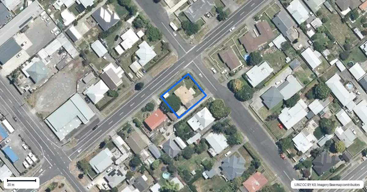 Property context map for 707 Miller Street, Hastings