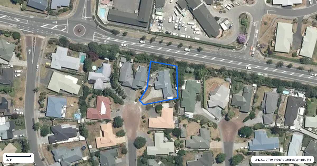 Property context map for 14 Kingsgate Close, Havelock North