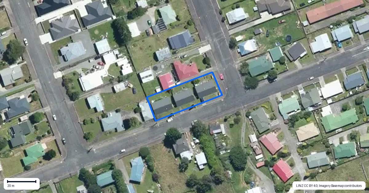 Property context map for 12 McCallum Street, Dannevirke
