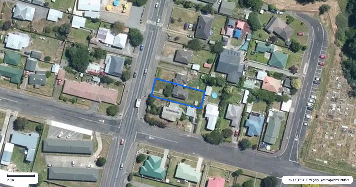 Property context map for 238 High Street, Dannevirke