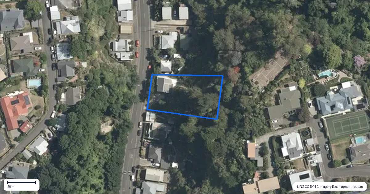 Property context map for 157 Shakespeare Road, Bluff Hill, Napier