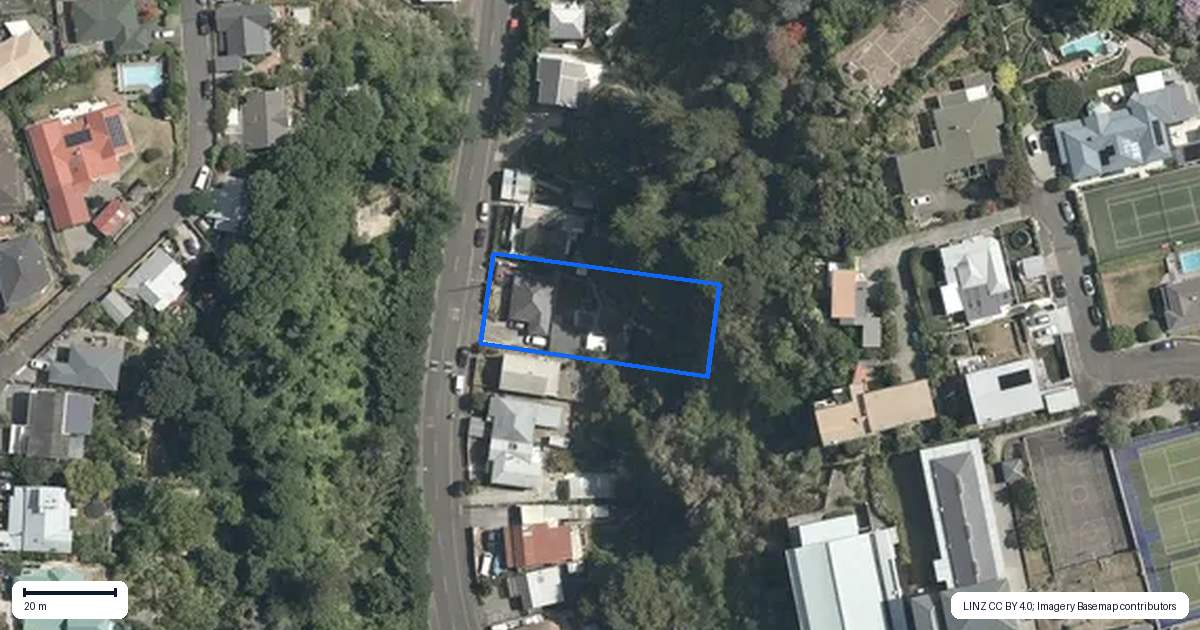 Property context map for 151 Shakespeare Road, Bluff Hill, Napier