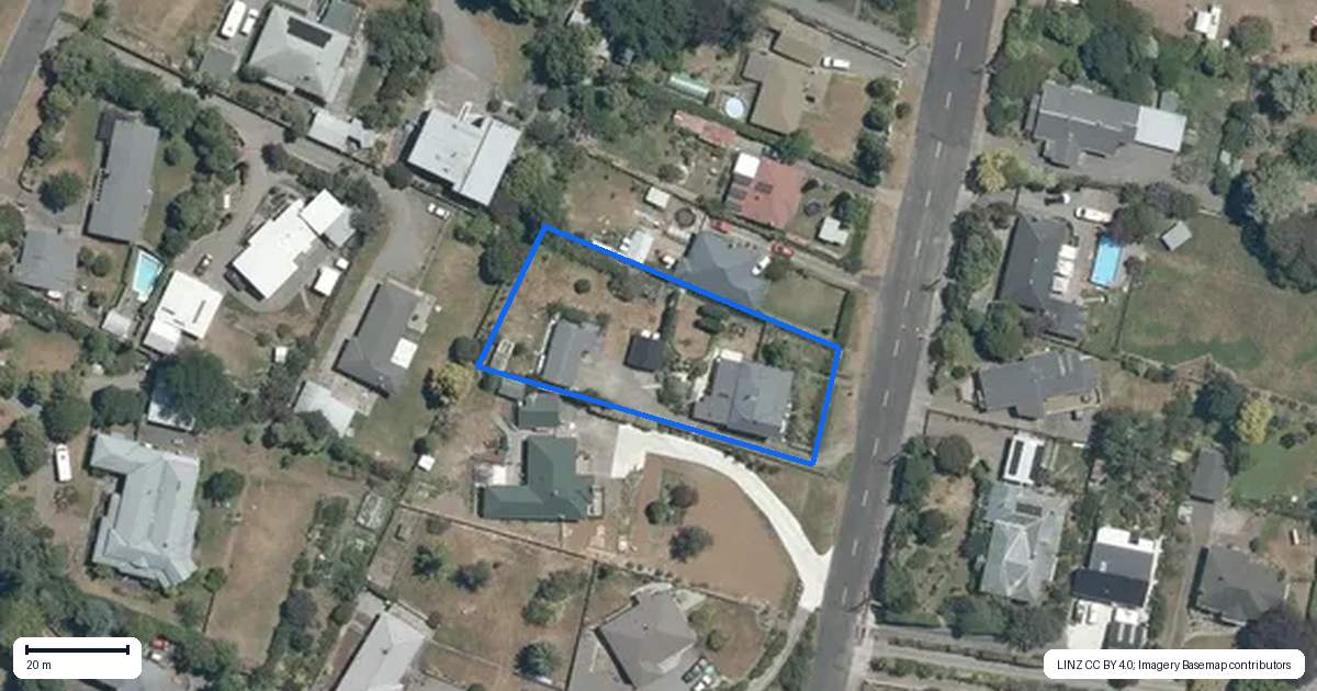 Property context map for 22 Domain Road, Waipawa