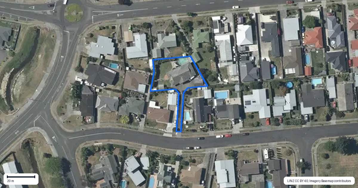Property context map for 26 Donegal Crescent, Tamatea, Napier