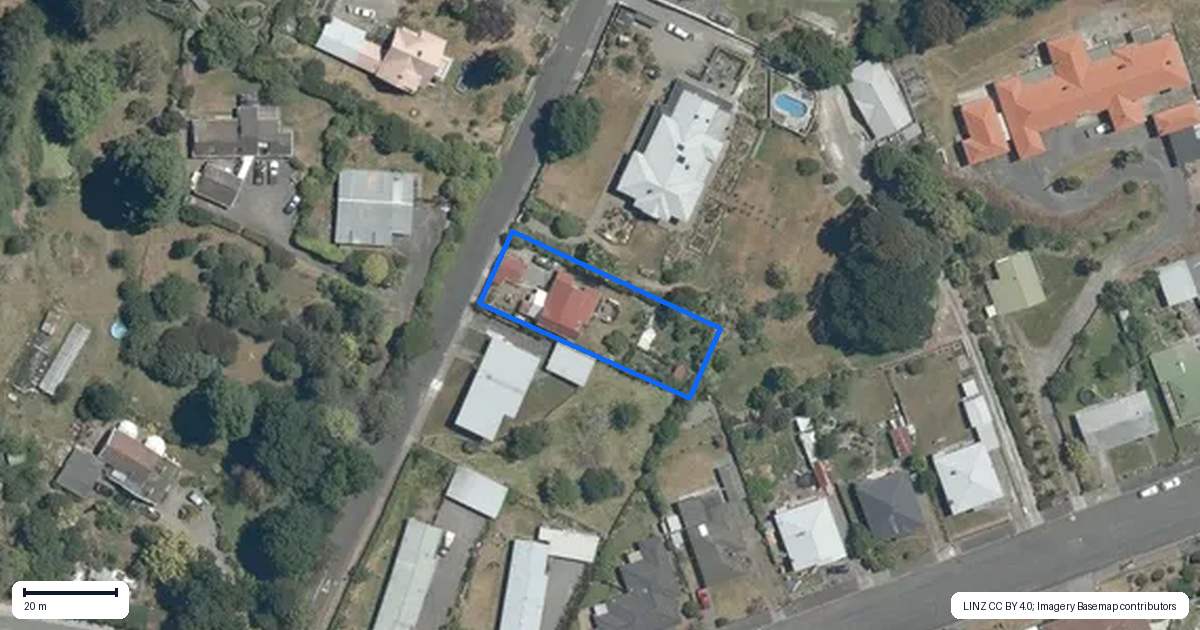 Property context map for 3 Rose Street, Waipawa