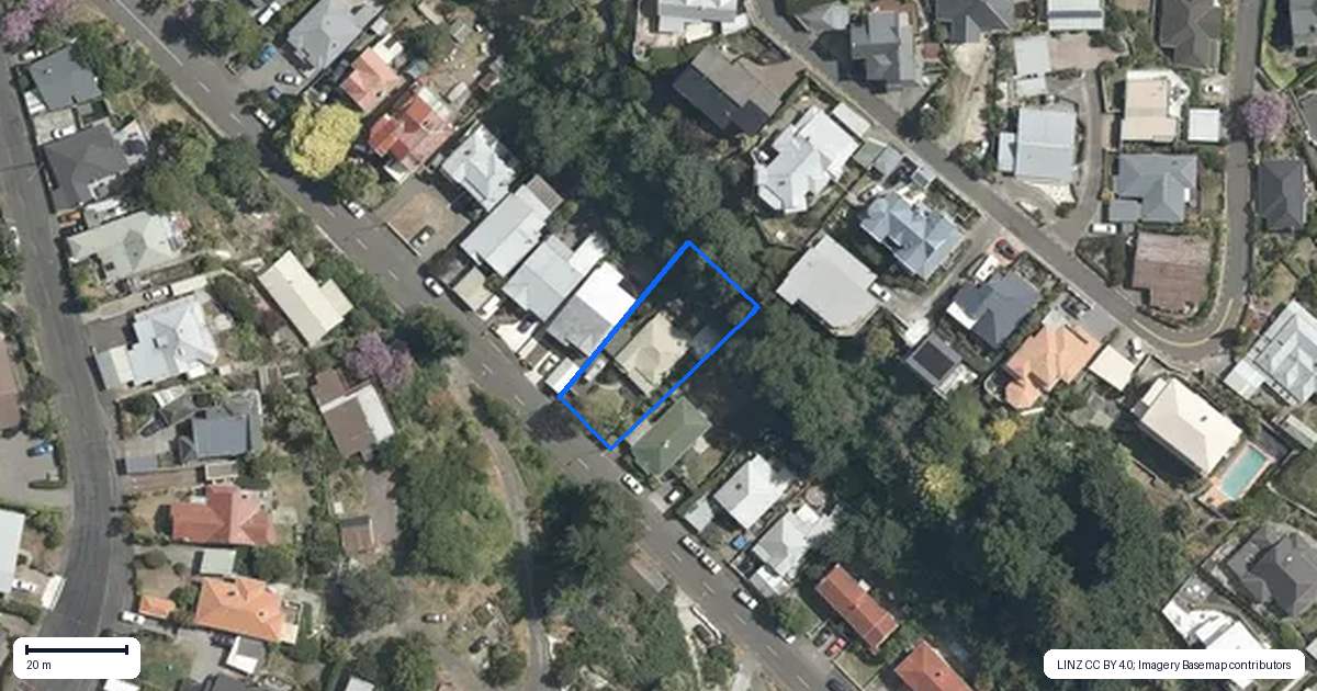 Property context map for 55 Milton Road, Bluff Hill, Napier