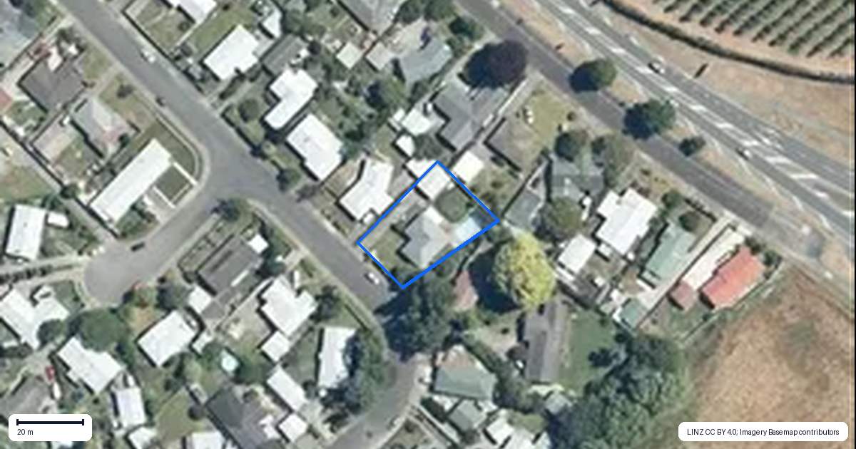Property context map for 25 Lorne Crescent, Flaxmere, Hastings