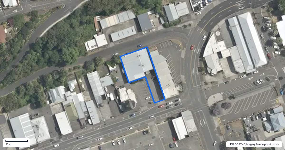 Property context map for 17 Carlyle Street, Napier South, Napier