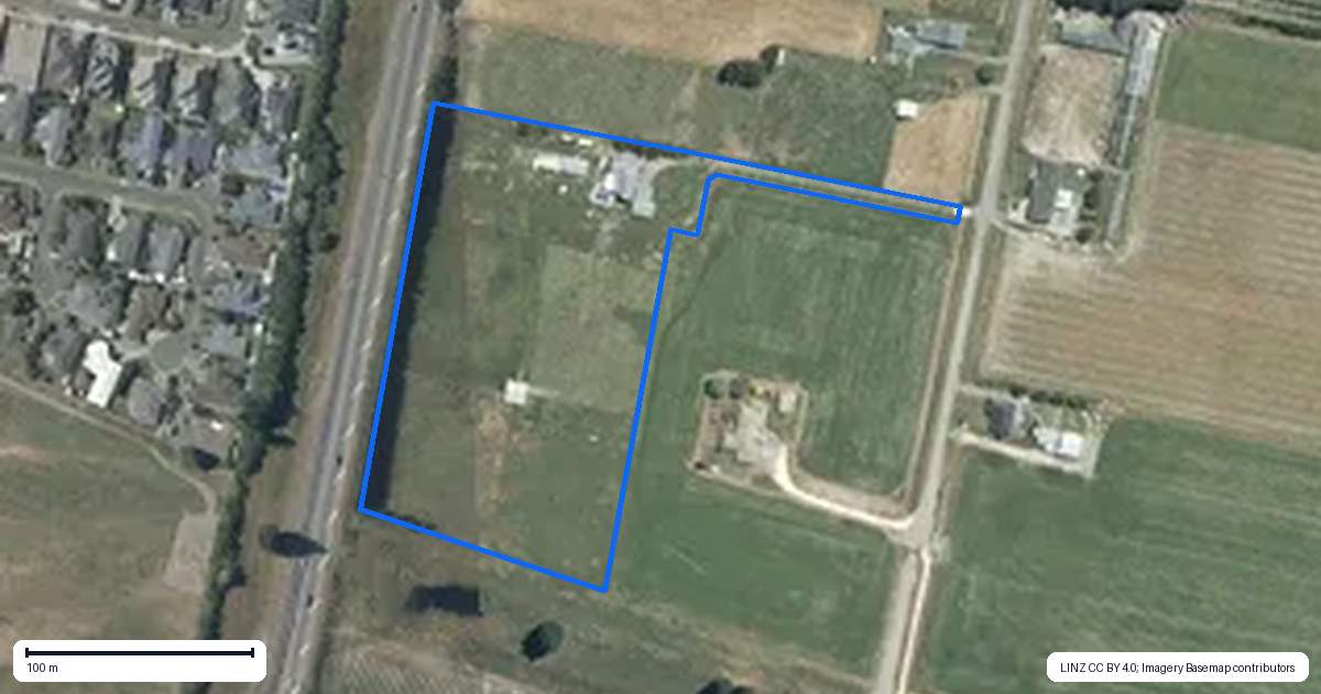 Property context map for 61 Johns Road, Jervoistown, Napier