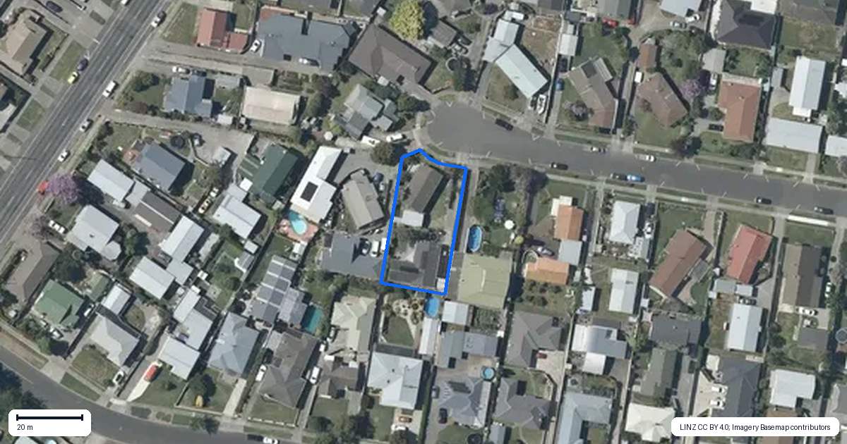Property context map for 25A Jeffares Place, Taradale, Napier