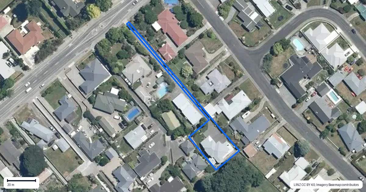 Property context map for 523 Nottingley Road, Frimley, Hastings