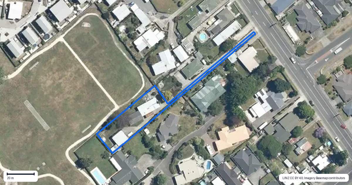 Property context map for 810 Williams Street, Mahora, Hastings