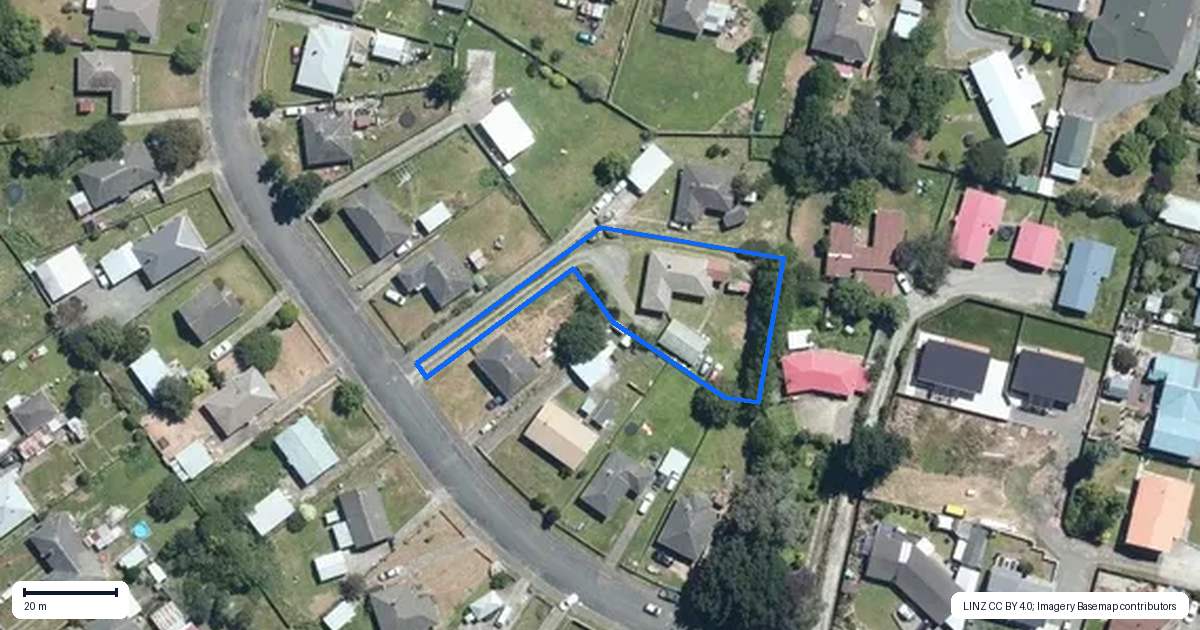 Property context map for 18 Hartgill Crescent, Dannevirke