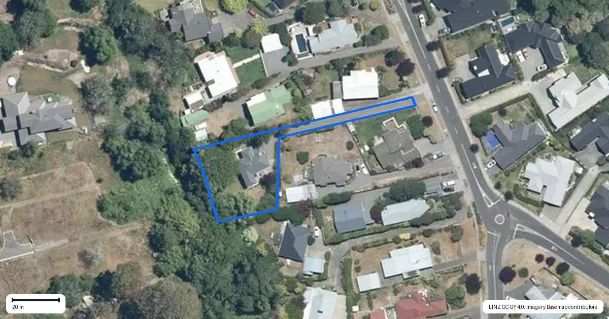 Property context map for 18 Margaret Avenue, Havelock North