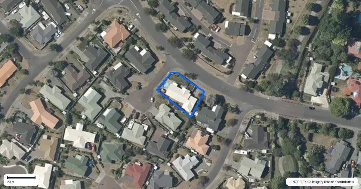 Property context map for 22 Balmoral Street, Taradale, Napier