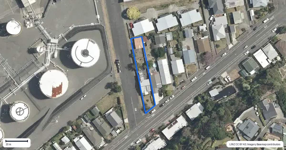 Property context map for 49 Battery Road, Ahuriri, Napier