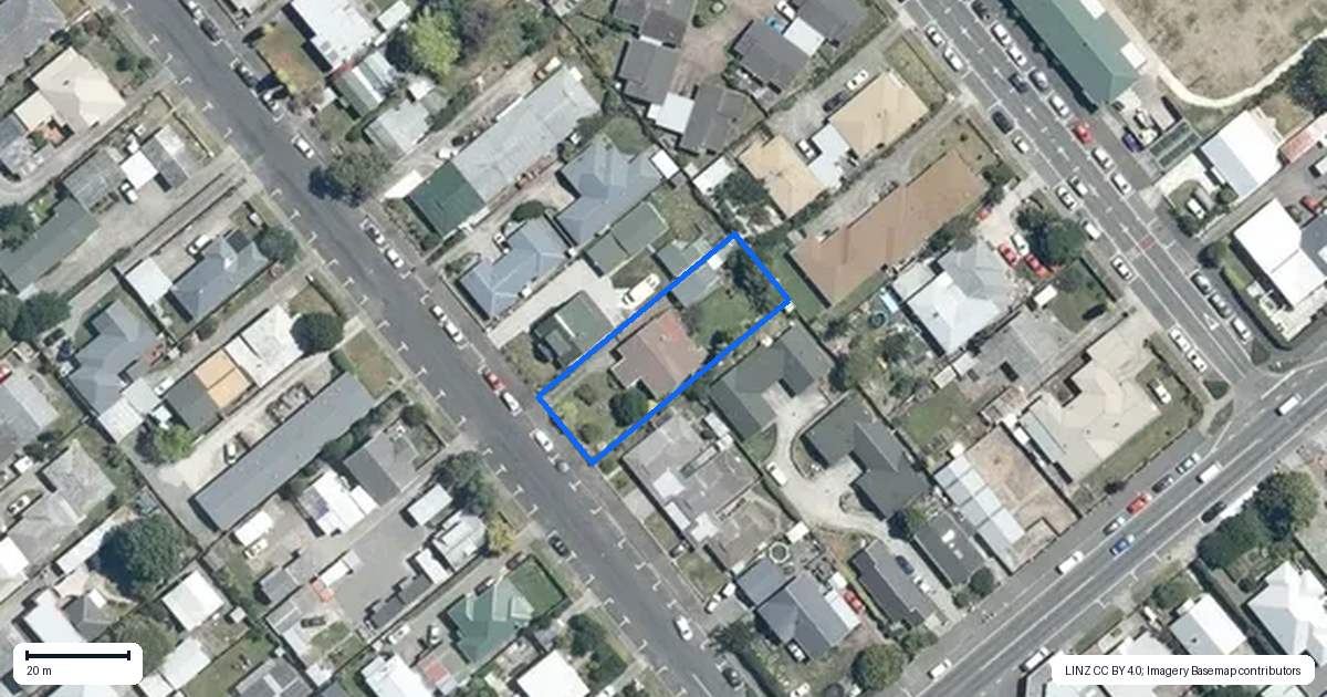 Property context map for 506 Lyndon Road East, Hastings