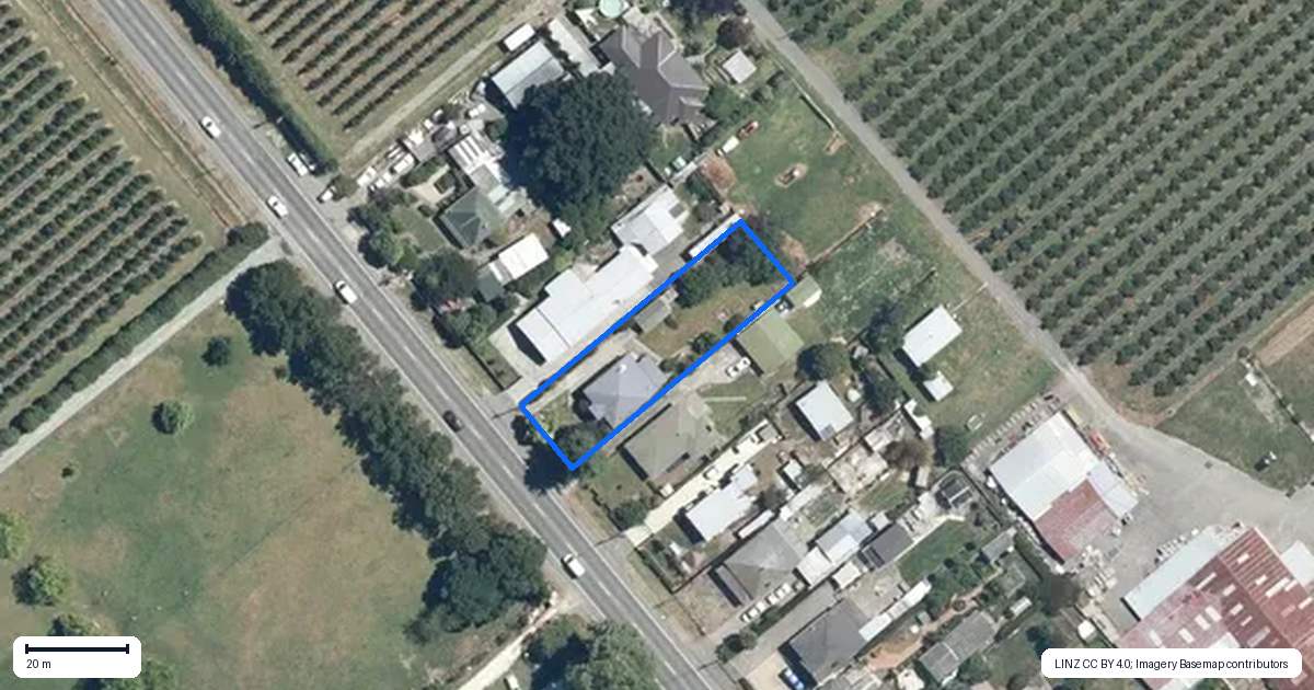 Property context map for 18 Evenden Road, Tomoana, Hastings