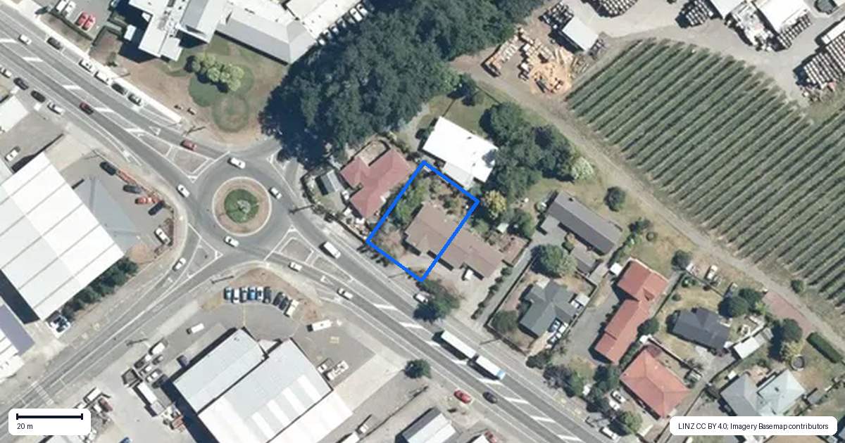 Property context map for 1039 Omahu Road, Frimley, Hastings