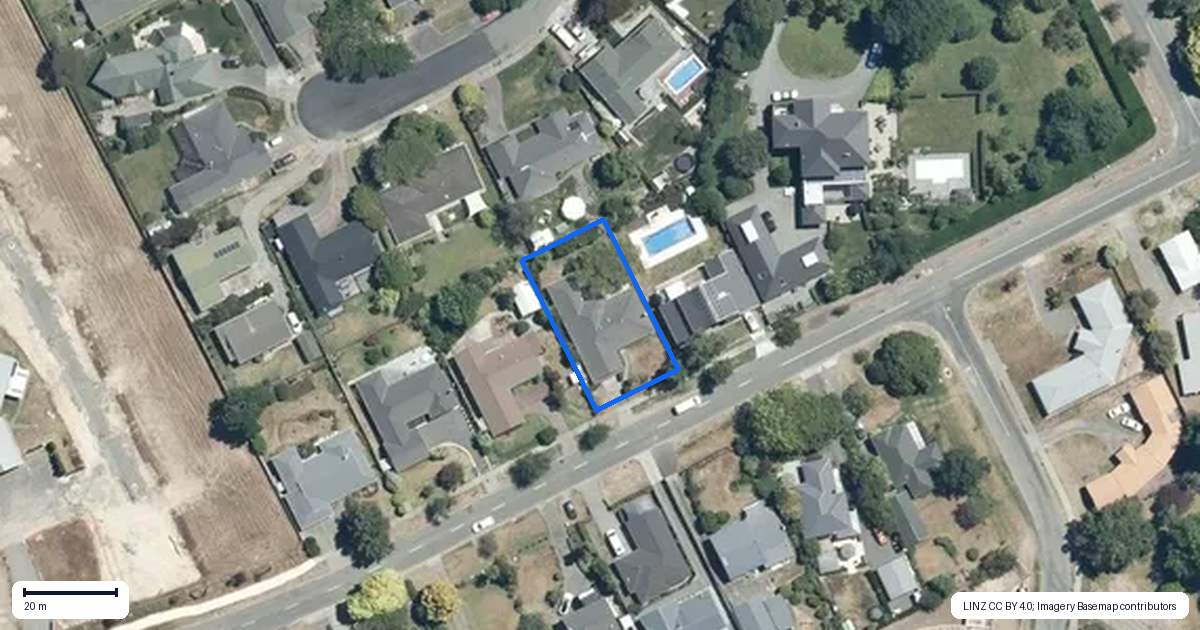Property context map for 62 Iona Road, Havelock North