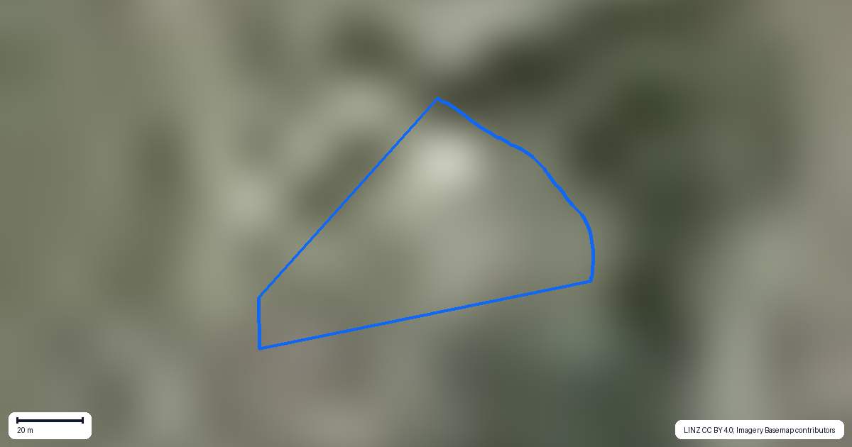 Property context map for 2195 Waimarama Road, Waimarama