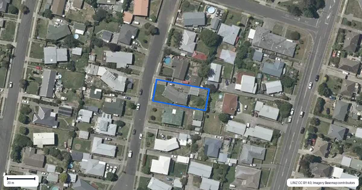 Property context map for 8 Foster Terrace, Onekawa, Napier