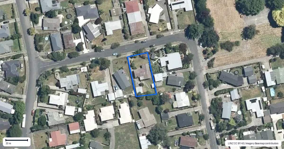 Property context map for 19 Mangarau Crescent, Havelock North