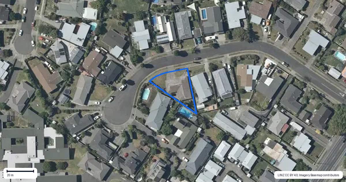 Property context map for 19 Roskilda Crescent, Taradale, Napier