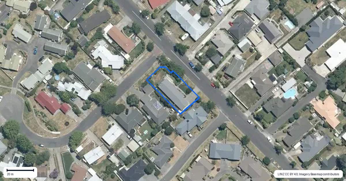 Property context map for 1229 Louie Street, Parkvale, Hastings
