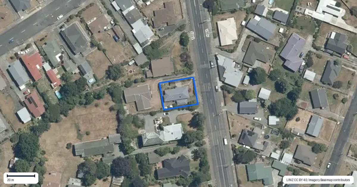 Property context map for 6 Tavistock Road, Waipukurau
