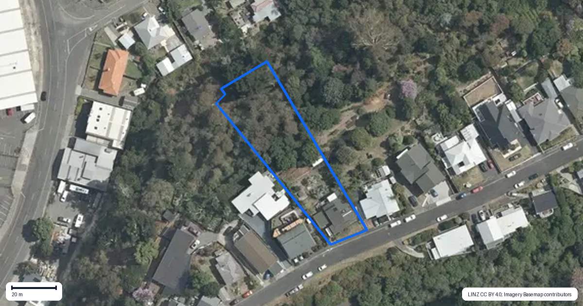 Property context map for 52 Simla Terrace, Hospital Hill, Napier