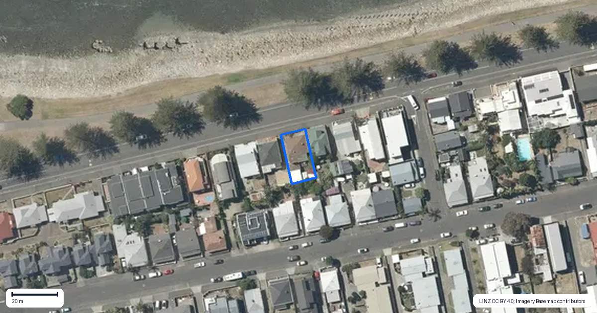 Property context map for 44 Hardinge Road, Ahuriri, Napier